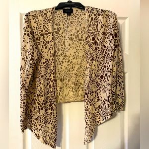 Animal Print Cardigan